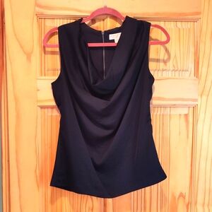 Michael Kors Cowl Neck Blouse Zipper